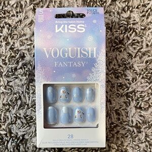 KISS Vogish Fantasy Snowman Nail Set - Light Blue
